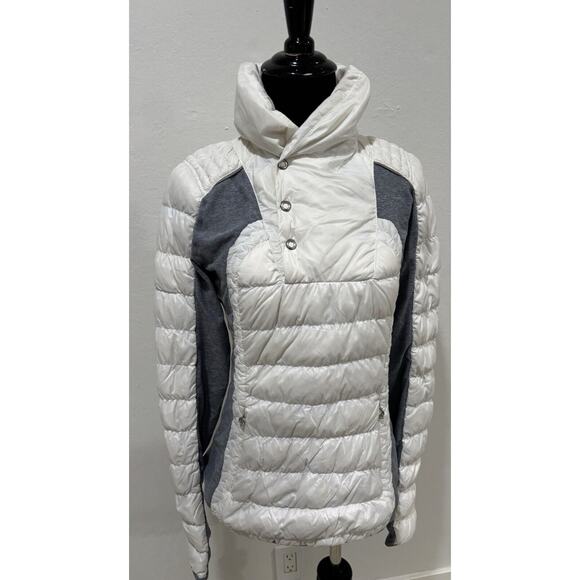 LULULEMON RUN INSULATOR Black Size 6 Pullover Jacket Down Fill - Picture 3 of 8